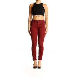 Rag & Bone burgundy red skinny slim jeans size 28